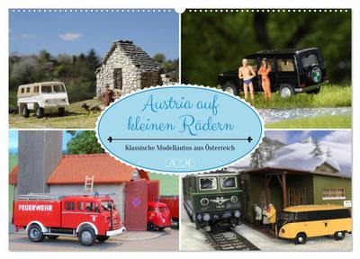 Austria auf kleinen Rädern (Wandkalender 2026 DIN A2 quer), CALVENDO Monatskalender