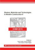 Binders, Materials and Technologies in Modern Construction II