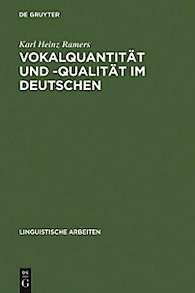 Vokalquantität und -qualität im Deutschen