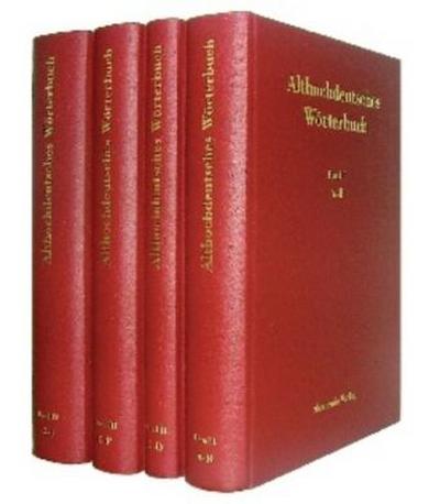 Althochdeutsches Wörterbuch 4 Bände