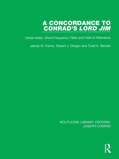 A Concordance to Conrad’s Lord Jim