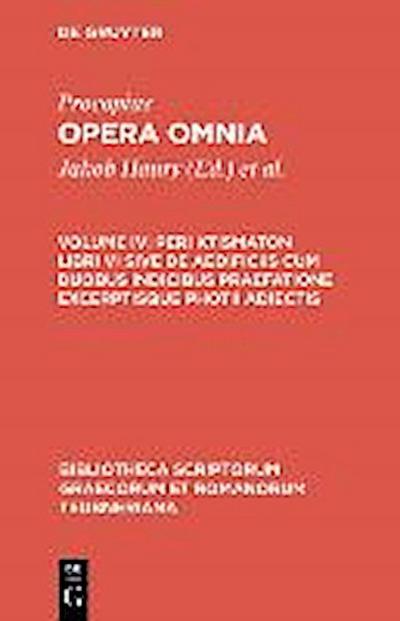 Opera omnia Volume IV