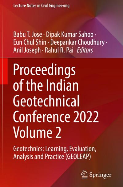 Proceedings of the Indian Geotechnical Conference 2022 Volume 2