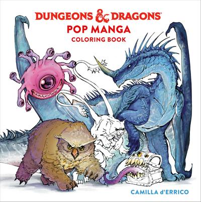 Dungeons & Dragons Pop Manga Coloring Book