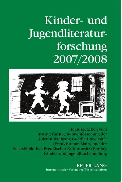 Kinder- und Jugendliteraturforschung 2007/2008