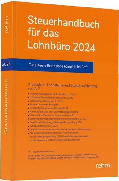 Steuerhandbuch für das Lohnbüro 2024