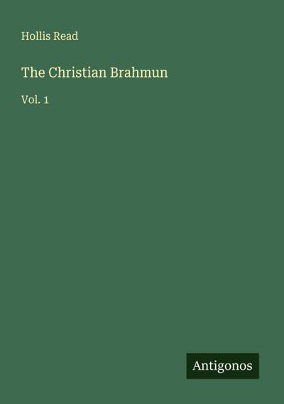 The Christian Brahmun