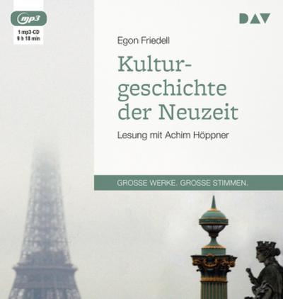 Kulturgeschichte der Neuzeit, 1 Audio-CD, 1 MP3