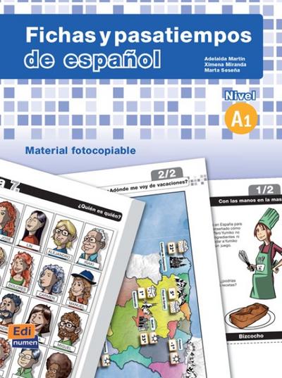 Fichas Y Pasatiempos de Español A1 Material Fotocopiable