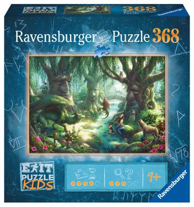 Ravensburger EXIT Puzzle Kids - 12955 Der magische Wald - 368 Teile Puzzle für Kinder ab 9 Jahren, Kinderpuzzle