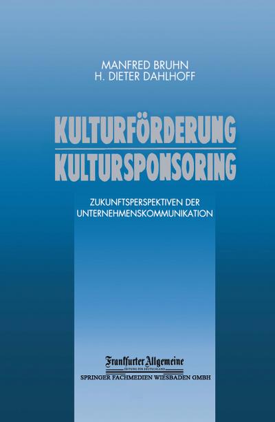 Kulturförderung Kultursponsoring