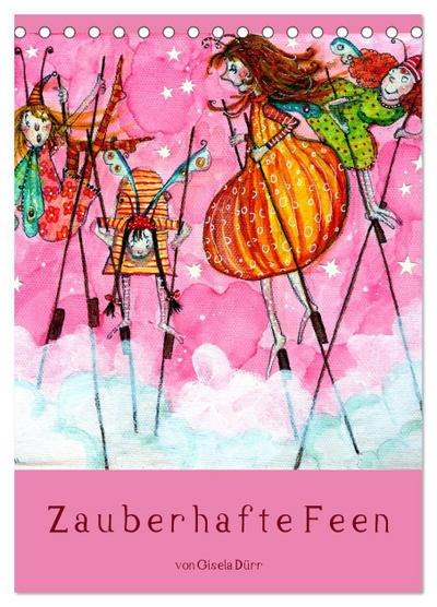 Zauberhafte Feen (Tischkalender 2025 DIN A5 hoch), CALVENDO Monatskalender