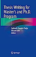 Thesis Writing for Master’s and Ph.D. Program