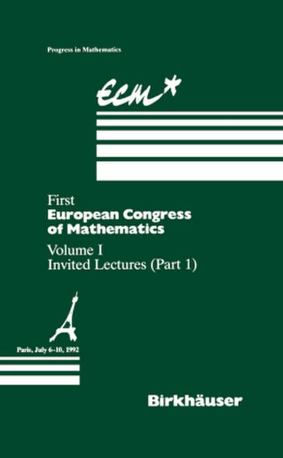 First European Congress of Mathematics Paris, July 6-10, 1992