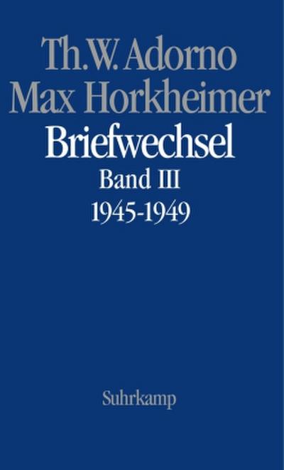 Briefwechsel 1927-1969. Bd.3