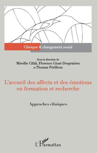 L’accueil des affects et des emotions en formation et recherche