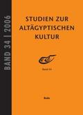 Studien zur Altägyptischen Kultur Band 34