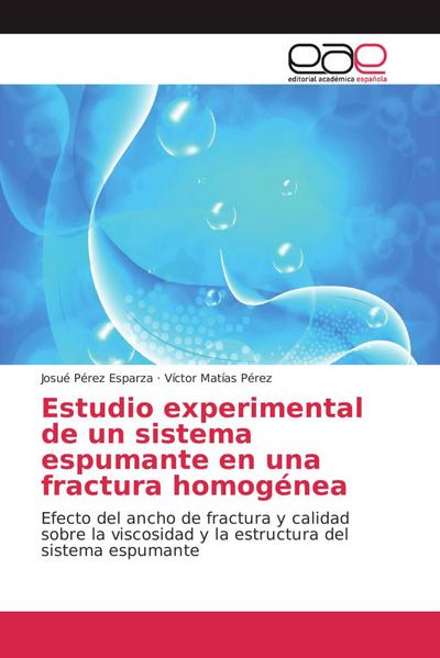 Estudio experimental de un sistema espumante en una fractura homogénea