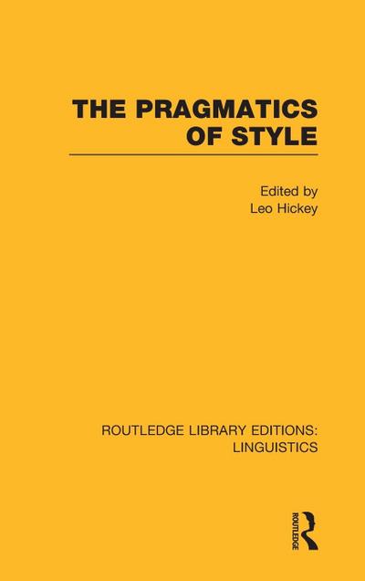 The Pragmatics of Style