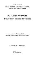 Du Scribe au poete