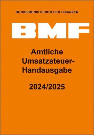 Amtliche Umsatzsteuer-Handausgabe 2024/2025