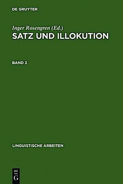 Satz und Illokution