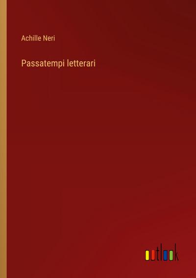Passatempi letterari