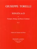 Sonate D-Dur G1für Trompete, Streicher und Bc