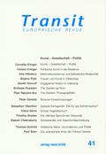 Transit 41. Europäische Revue