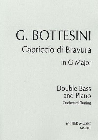 Capriccio di Bravura in G Majorfor double bass (orchestral tuning) and piano