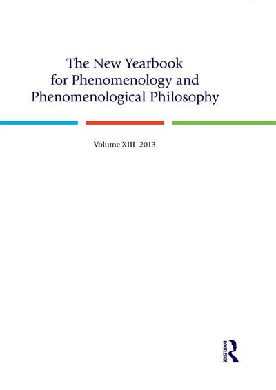 The New Yearbook for Phenomenology and Phenomenological Philosophy