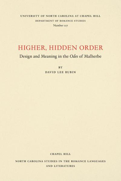 Higher, Hidden Order