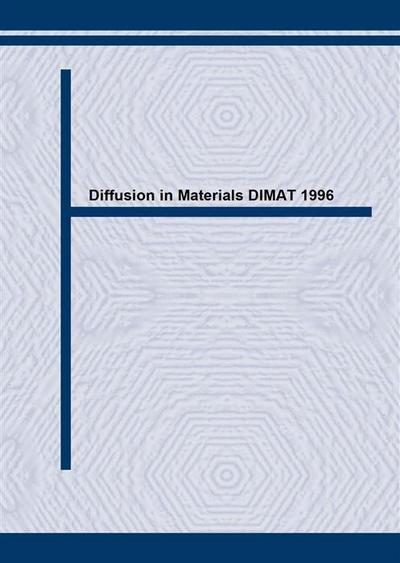 Diffusion in Materials DIMAT 1996