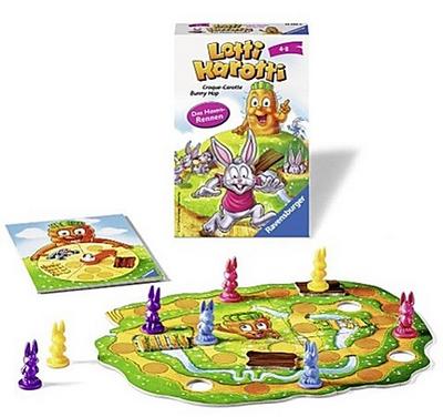 Lotti Karotti, Das Hasenrennen (Kinderspiel)