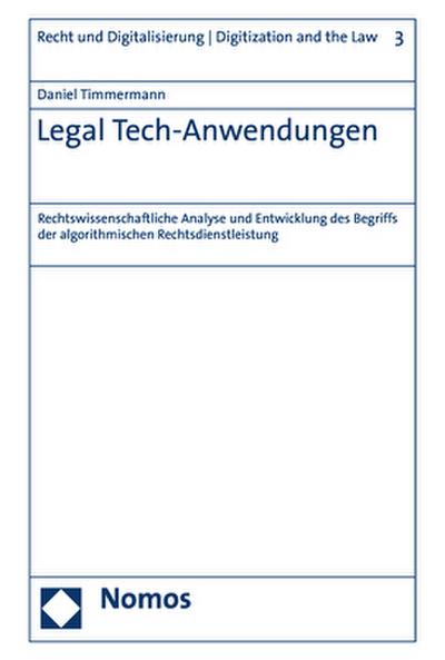 Legal Tech-Anwendungen