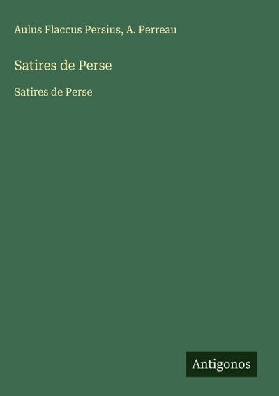 Satires de Perse