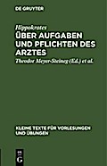 Über Aufgaben und Pflichten des Arztes