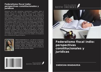 Federalismo fiscal indio: perspectivas constitucionales y jurídicas