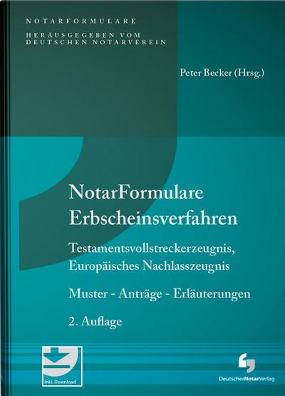 Notarformulare Erbscheinsverfahren