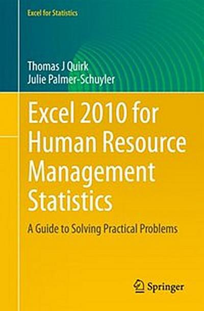 Excel 2010 for Human Resource Management Statistics