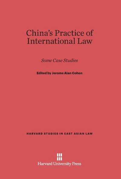 China’s Practice of International Law