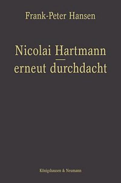 Nicolai Hartmann - erneut durchdacht