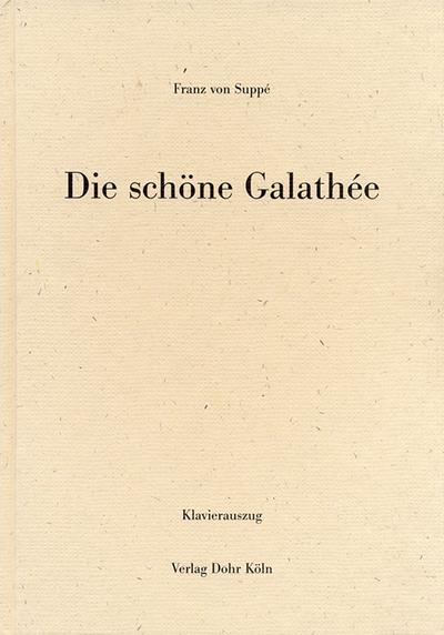 Die schöne GalatheeKlavierauszug (dt)