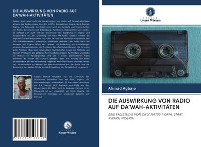 DIE AUSWIRKUNG VON RADIO AUF DA'WAH-AKTIVITÄTEN - Ahmad Agbaje