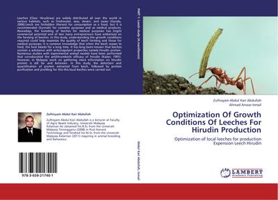 Optimization Of Growth Conditions Of Leeches For Hirudin Production