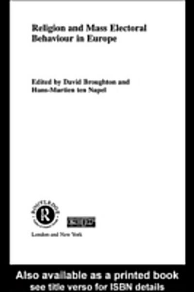 Religion and Mass Electoral Behaviour in Europe