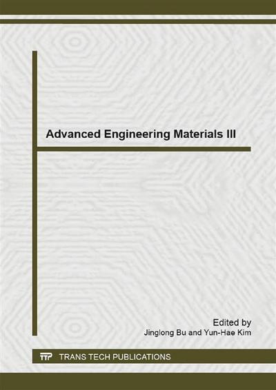 Advanced Engineering Materials III