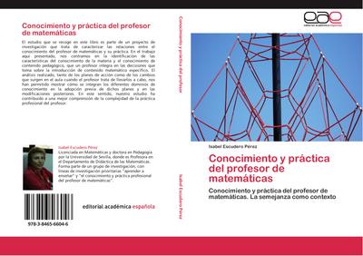 Conocimiento y práctica del profesor de matemáticas