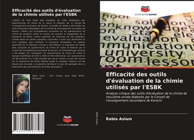 Efficacité des outils d’évaluation de la chimie utilisés par l’ESBK