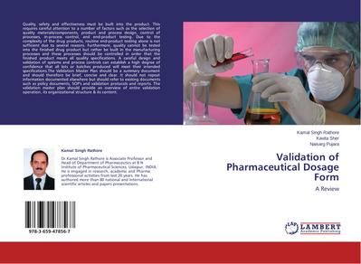 Validation of Pharmaceutical Dosage Form